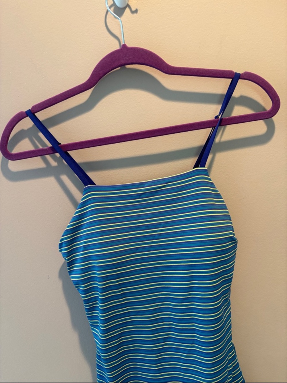 LULULEMON ALIGN APRON DRESS *JACQUARD in VARIATED STRIPE TWICE BLUE SZ 6 NWT - Picture 5 of 10